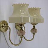1970s Pair of Wall Lamps, Czechoslovakia