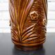 Vase floral vintage, céramique ouest-allemande, Allemagne de l’Ouest