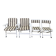 Vintage garden furniture set EMU Italy - 2 armchairs + 2 folding chairs
