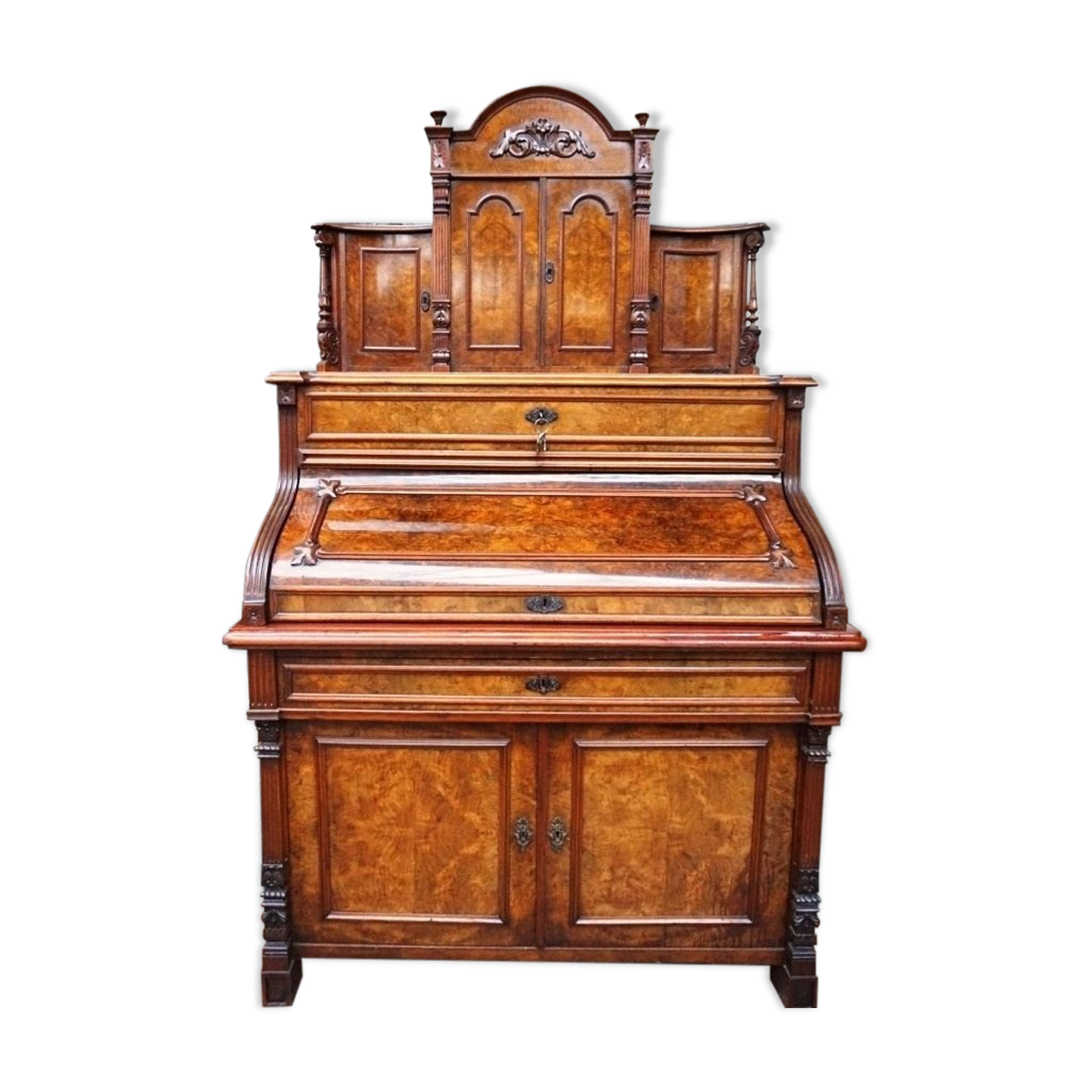 Biedermeier style secretary