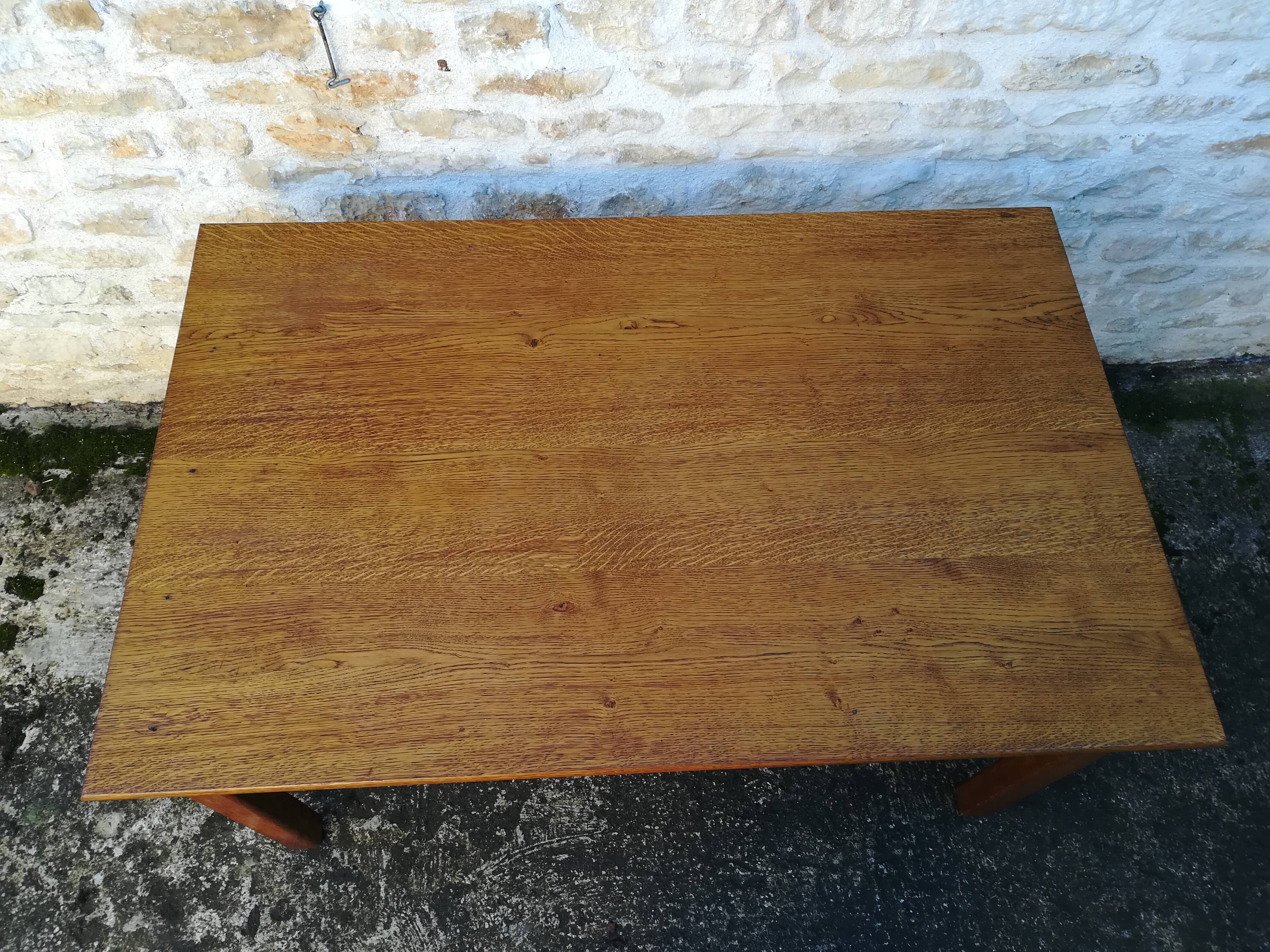 Oak farmhouse table