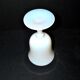 Antique footed glass in white opaline goblet chalice – Meisenthal craftsmanship?