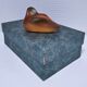 Zoomorphic paperweight crystal duck saint-louis v.rybalchenko design signed