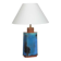 Lampe à poser en métal émaillé des années 1950