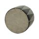Round Vintage Pouf Gray Black Two-tone Skai Sixties