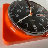 Vintage Orange Clock from Meister-Anker