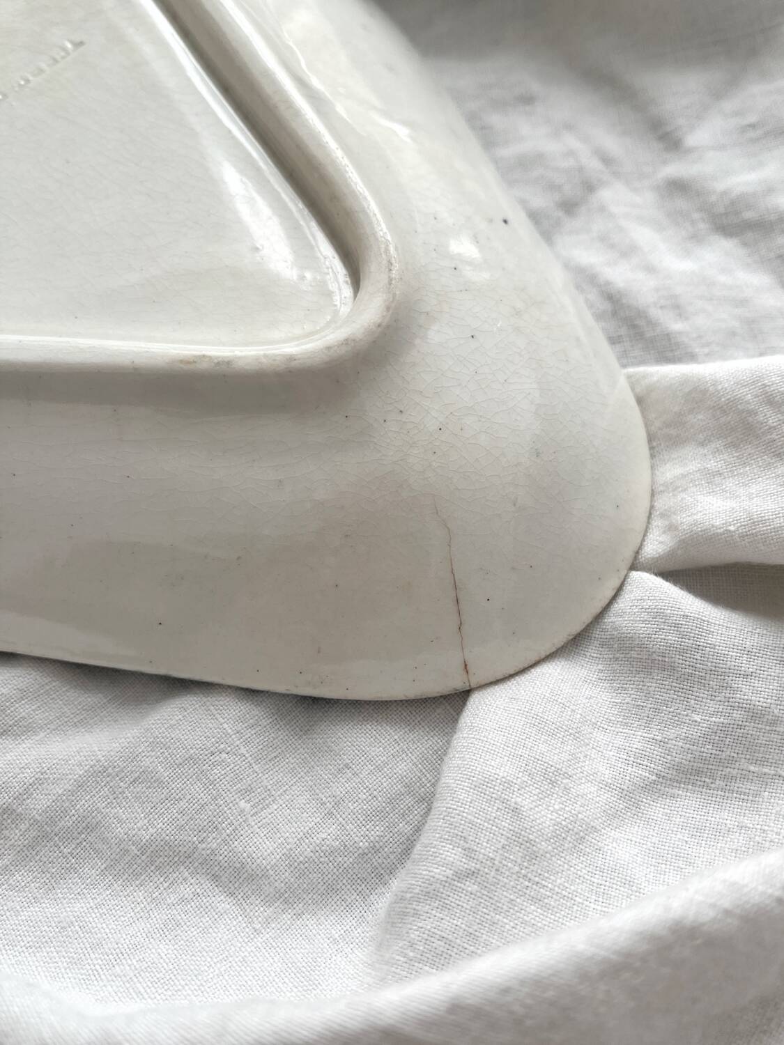 Ironware ramekin dish “Marie Louise” Saint Amand and Hamage