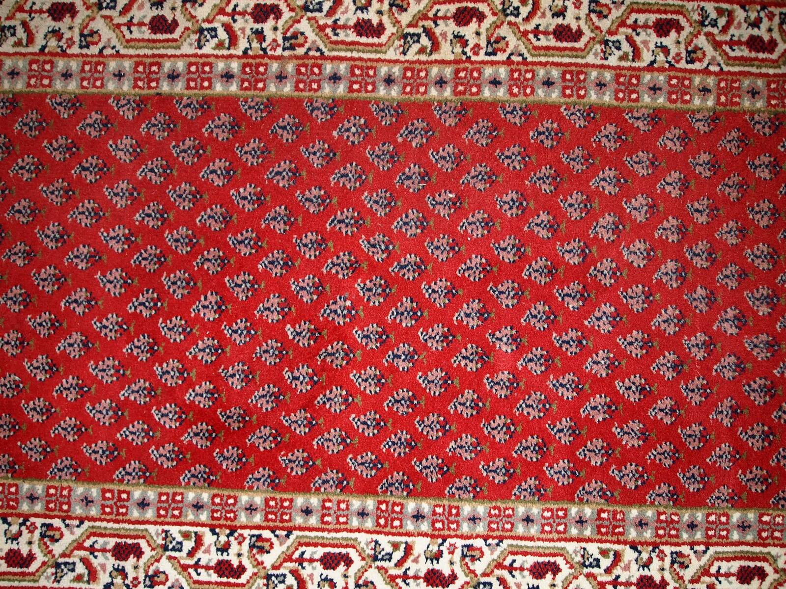 Tapis Vintage Indo-Seraband en Laine, Années 1970, Élégance Classique