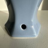 Light blue purple ceramic lamp base H:25cm