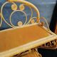 Rattan shelf