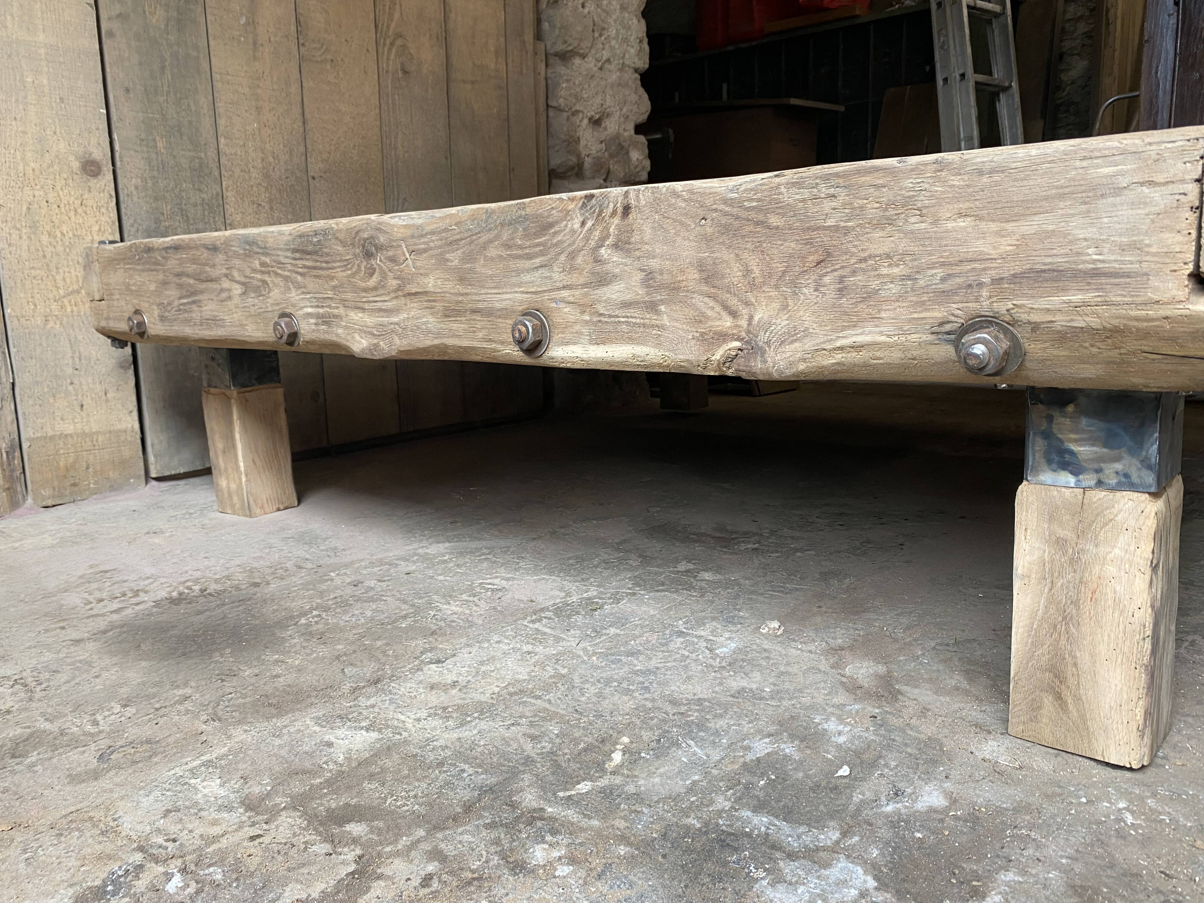 Unusual press coffee table