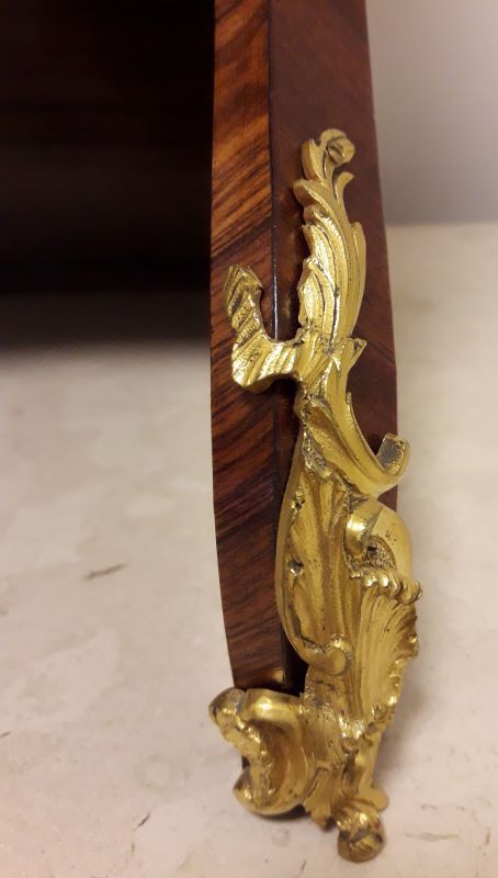 Library shelf, marquetry and gilded bronzes Napoleon III