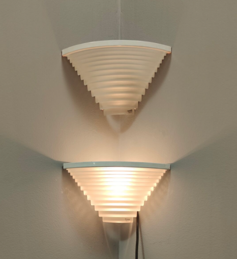 Pair of wall lamps egisto Angelo Mangiarotti