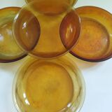 Arcoroc Sierra amber skullcap plates