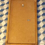 Vintage bamboo and rattan mirror 48X80cm