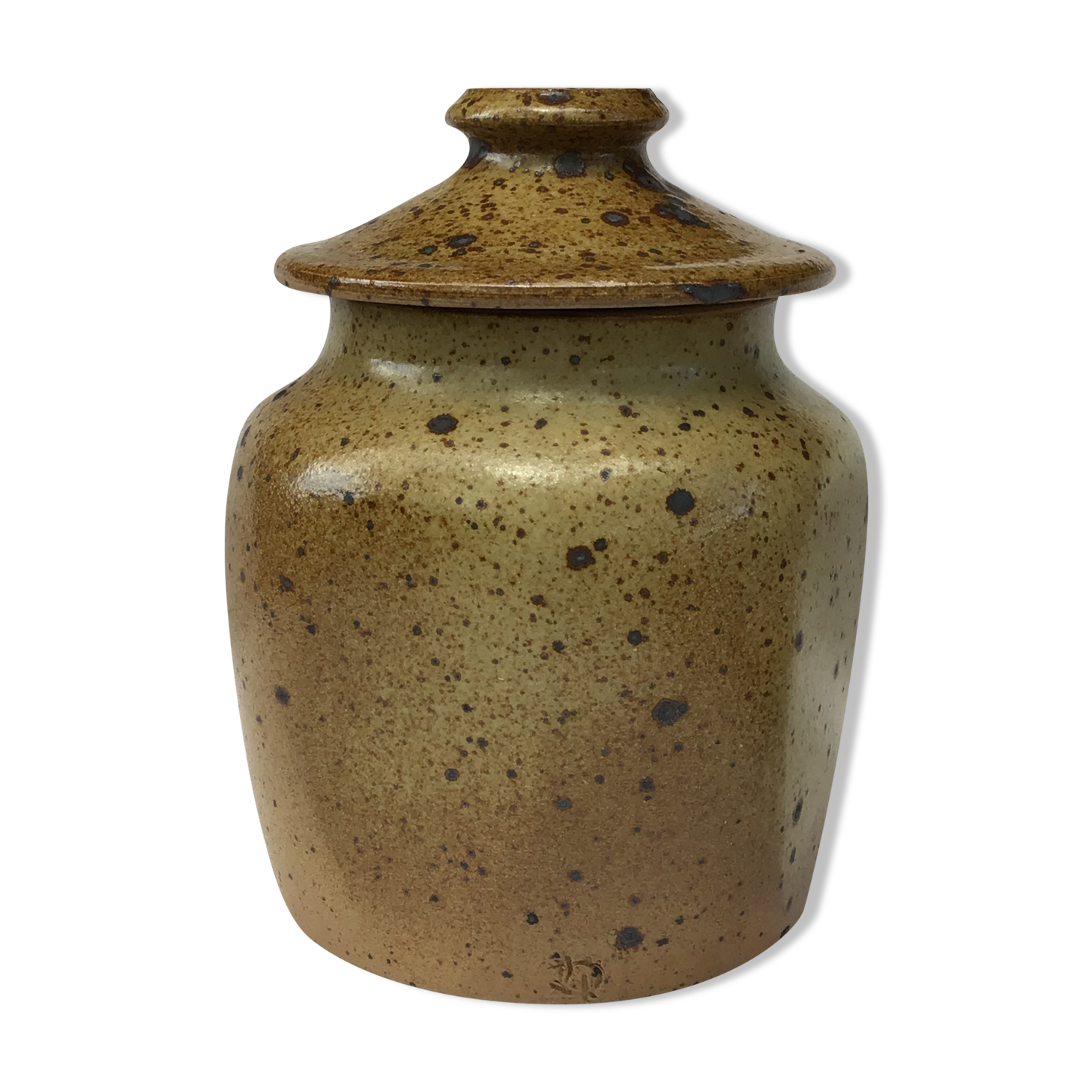 Pyrity sandstone pot M.Dumont sandstone from Puisaye St Amand