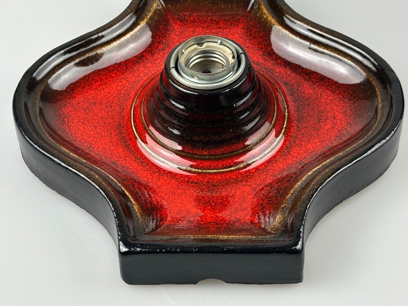 60s 70s Lamp Light Wall Lamp Ceramic Mid Century Space Age Design