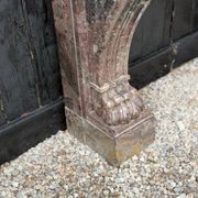 Cheminée Charles X en marbre de Waulsort, XIXème siècle