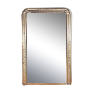 Louis Philippe period mirror with gold leaf