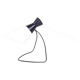 Mid-Century Czech Metal Table Lamp attributed to J. Hůrka for Napako, 1950s