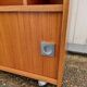 Vintage teak hifi cabinet by Berlioz 1970
