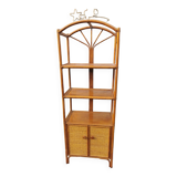 Rattan shelf