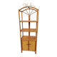 Rattan shelf