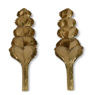 Large pair of 70s Romeo brass