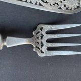 Fish serving cutlery – Silver Head of Minerva