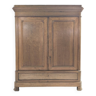 Louis Philippe linen cupboard in blond oak