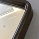 Seventies molded plastic mirror