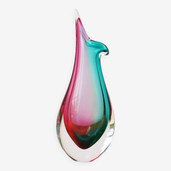 Vase en verre de Murano vintage Sommerso
