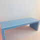Ceramic mosaic tile coffee table