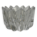 Scandinavian vintage Orrefors crystal flower bowl