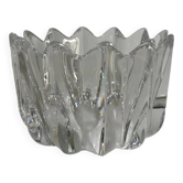 Coupe fleur en cristal orrefors vintage scandinave