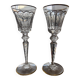 Ensemble de deux grands verres Saint Louis "Excellence", 24,9 cm de hauteur.