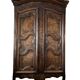 Louis XV Bressane Armoire in Walnut 18's