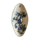 Dish raviots in Gien earthenware 19th decoration Summer blue black