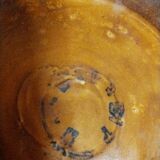 old ceramic tulip vase - signed pottery