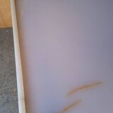 chrome metal and onyx marble coffee table, 1970s