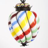 "Barley Sugar" lantern in Murano glass, circa 1950