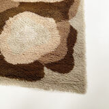 Large Vintage Colorful Psychedelic High Pile Rug by Desso, Netherlands, Denmark 1970
