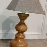 Wooden turned lamp