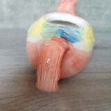 Teapot ceramic parrot