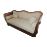Sofa with hectic backrest - restoration period - l: 180 cm d: 70 cm h: 92 cm in front /92 cm der