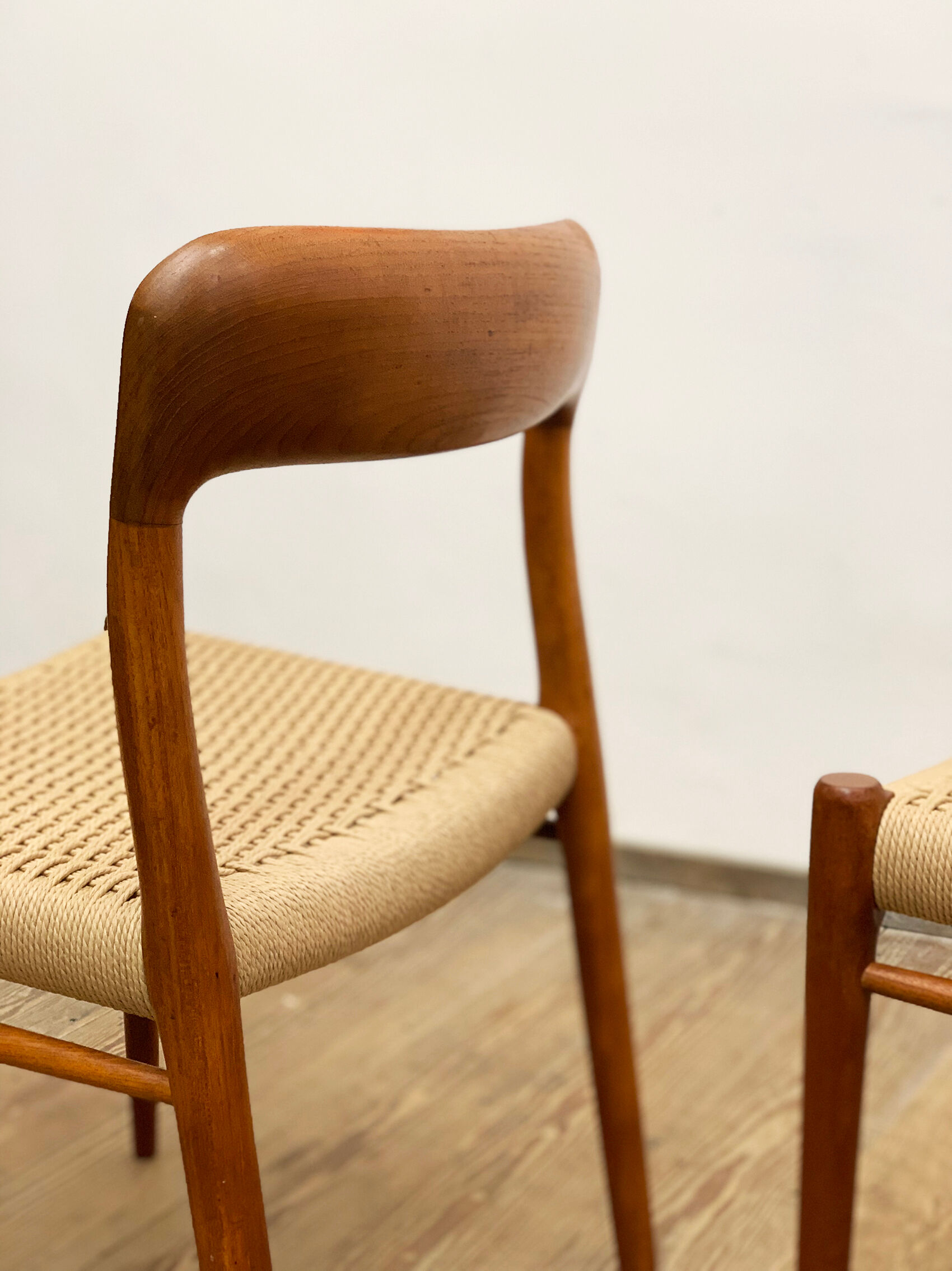 Chaises modèle 75 par Niels O. Møller pour J.L. Moller, Danemark, années 1950