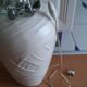 Glass lamp foot