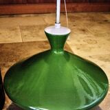 Vintage toupie floor lamp in ceramic from temde switzerland 1960