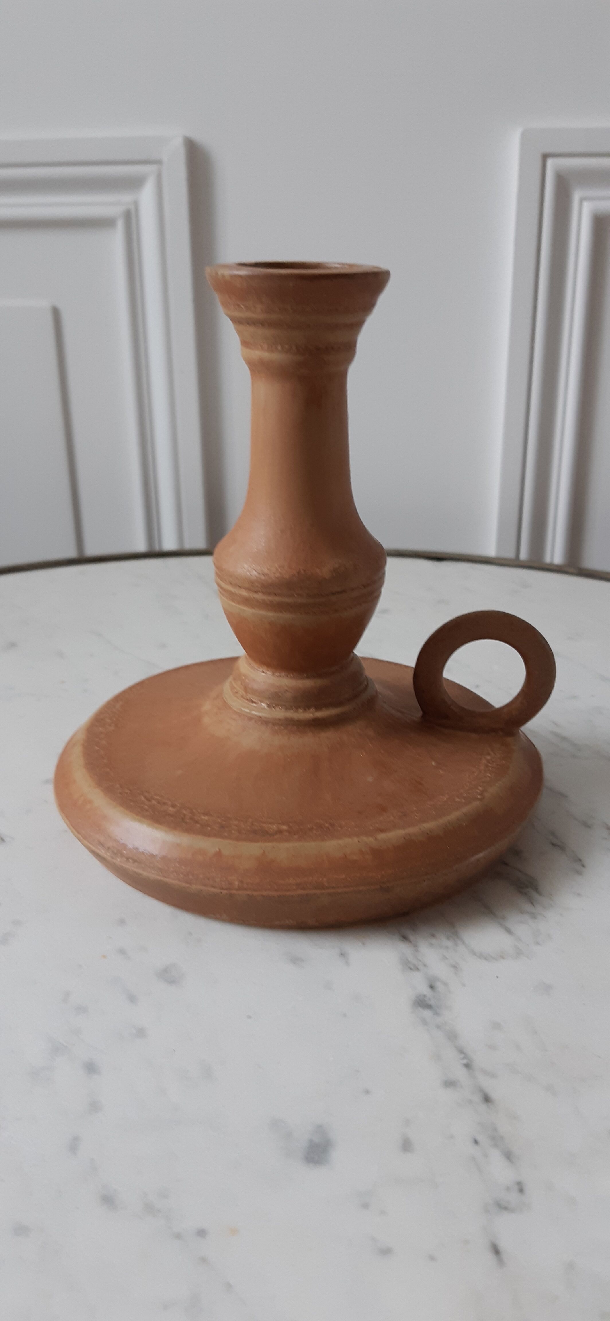 Rhodaceram sandstone candle holder