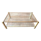 Large glass coffee table - Pierre Vandel